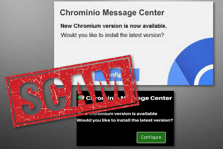 Chrominio Message Center virus offers questionable tool installation snapshot