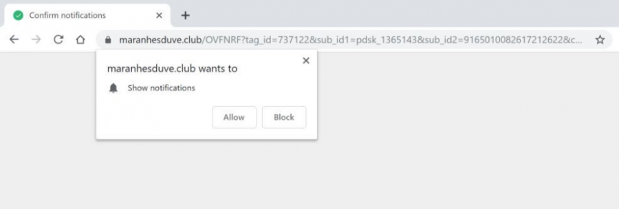 An app hijacks systems by using social engineering and pushing users into clicking the "Allow" button An app hijacks systems by using social engineering and pushing users into clicking the "Allow" button