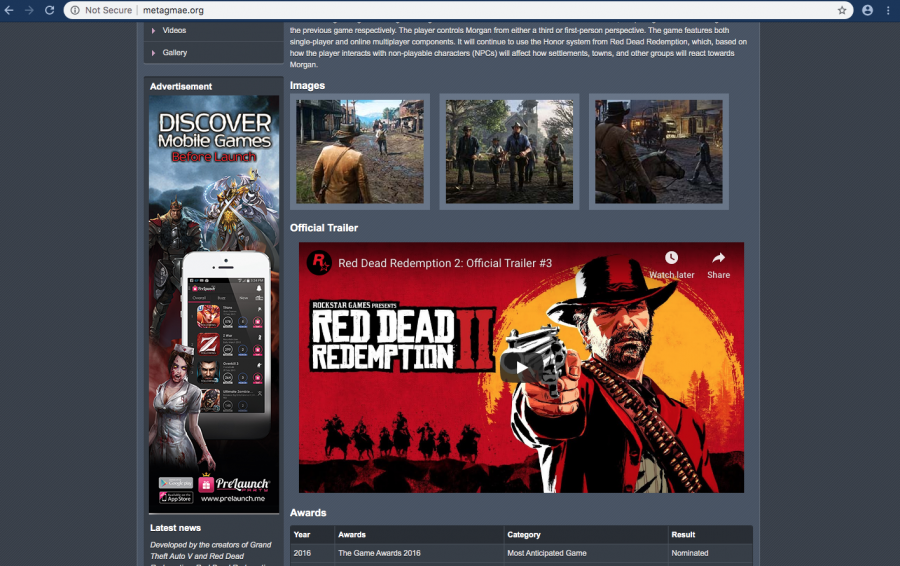 If you accidentally land on metagmae.org, you will supposedly be provided with game-related advertisements If you accidentally land on metagmae.org, you will supposedly be provided with game-related advertisements