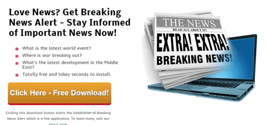 trackbreakingnews.com offers to download a suspicious browser plug-in that supposedly provides daily news reports trackbreakingnews.com offers to download a suspicious browser plug-in that supposedly provides daily news reports