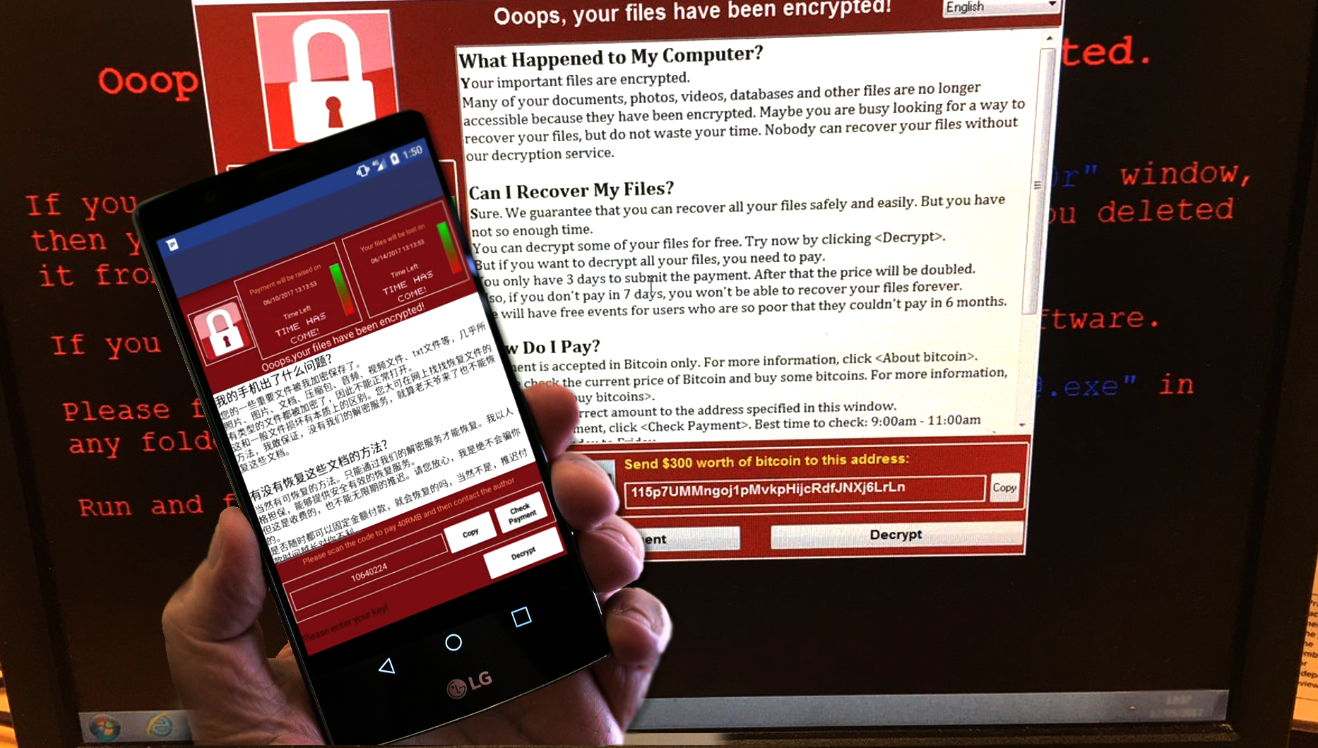 More WannaCry victims expected as WannaCry 3.0 and WannaLocker emerge snapshot